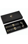 Skórzane Kajdanki Na Ręce Upko Leather Handcuffs UPKO - 8