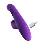 Wibrator Ze Stymulatorem Thrusting Clit Stimulate Fantasy for Her - 4