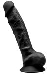 Silikonowe Dildo Model 1 23,7 Cm Black Silexd - 2