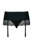 Pas Do Pończoch Ze Stringami Miamor L/Xl Obsessive - 5
