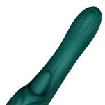 Wibrator króliczek Ares Turquoise Green Zalo - 7