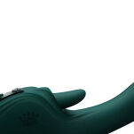 Wibrator króliczek Ares Turquoise Green Zalo - 8