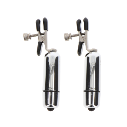 Klamerki Na Sutki Nipple Play Adjustable Vibrating Clamps Taboom