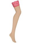 Pończochy Z Koronką Cupide Desir L/Xl Obsessive - 3