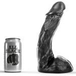 Dildo AB64 Dave 19 x 5cm All Black - 6