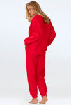 Rehema Komplet Czerwony Bluza i Spodnie - 2
