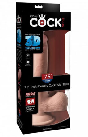 King Cock Plus 7,5" Triple Density Cock with Balls