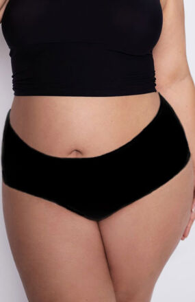 Flexi-One Plus Size Maxi Figi Czarne