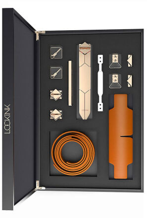 Zestaw Bondage Teasing & Impact-Play Set Brown LOCKINK