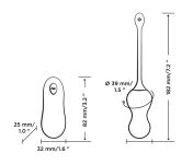 Wibrujące kulki Cello Mint Romp - 13