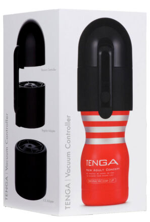 Masturbator Vacuum Controller Black Tenga