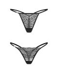 Clara 2-pak stringi S/M Obsessive - 8