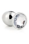 Korek Analny Gleaming Love Silver Plug Medium Dreamtoys - 4