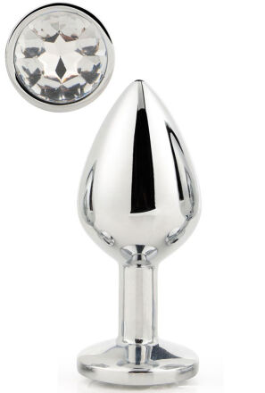 Korek Analny Gleaming Love Silver Plug Medium Dreamtoys