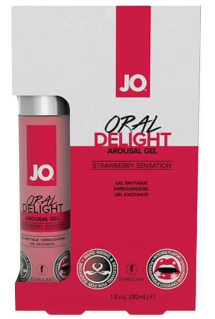 Żel Do Seksu Oralnego Oral Delight Strawberry 30 Ml System JO