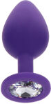 ToyJoy korek analny Anal Play Diamond Booty Jewel Medium Purple - 5