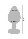 ToyJoy korek analny Anal Play Diamond Booty Jewel Medium Purple - 4