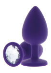 ToyJoy korek analny Anal Play Diamond Booty Jewel Medium Purple - 2