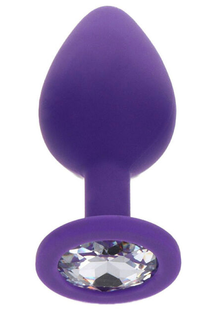 ToyJoy korek analny Anal Play Diamond Booty Jewel Medium Purple