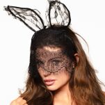 Koronkowa maska królika Bunny Mask Voile – Lace Kinky Diva - 3