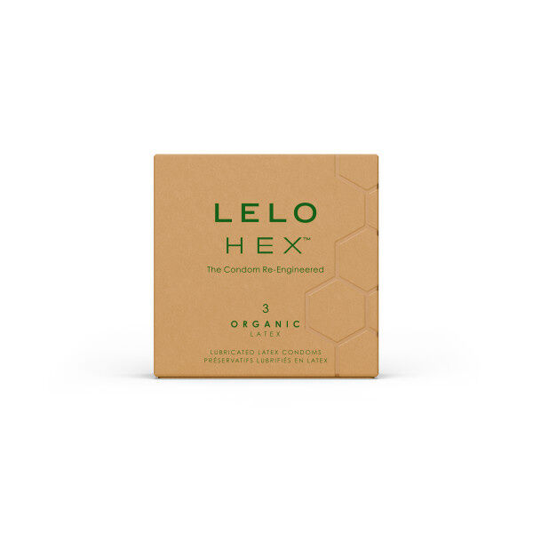 Prezerwatywy organiczne LELO HEX Organic Condoms 3 pack