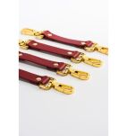 Zestaw Czerwonych Skórzanych Akcesoriów Upko Leather Kinky Tools Set Red UPKO - 4