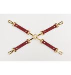 Zestaw Czerwonych Skórzanych Akcesoriów Upko Leather Kinky Tools Set Red UPKO - 6