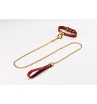 Zestaw Czerwonych Skórzanych Akcesoriów Upko Leather Kinky Tools Set Red UPKO - 8