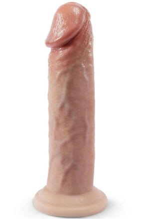 Dildo 19 cm Premium Real Skin Model 2 (7,5") Flesh Silexd