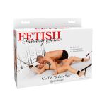 Zestaw do krępowania Cuff & Tether Set - Black Fetish Fantasy Series - 6