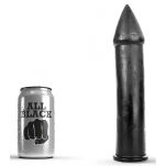 Dildo AB09 Torpedo 23 x 5.5cm All Black - 3
