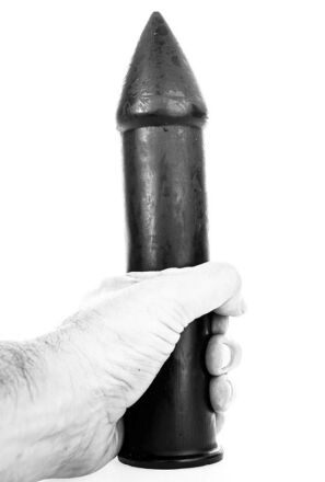 Dildo AB09 Torpedo 23 x 5.5cm All Black