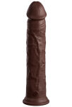 Dildo 28Cm King Cock Elite Dual Density Silicone Cock Brown Pipedream - 2