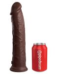 Dildo 28Cm King Cock Elite Dual Density Silicone Cock Brown Pipedream - 4