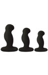 Zestaw Trzech Różnych Masażerów Prostaty G-Play+ Trio S/M/L Black Nexus - 2