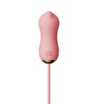 Zestaw bezdotykowy stymulator łechtaczki wraz z dwoma wibratorami Zalo Unicorn Set Strawberry Pink - 3