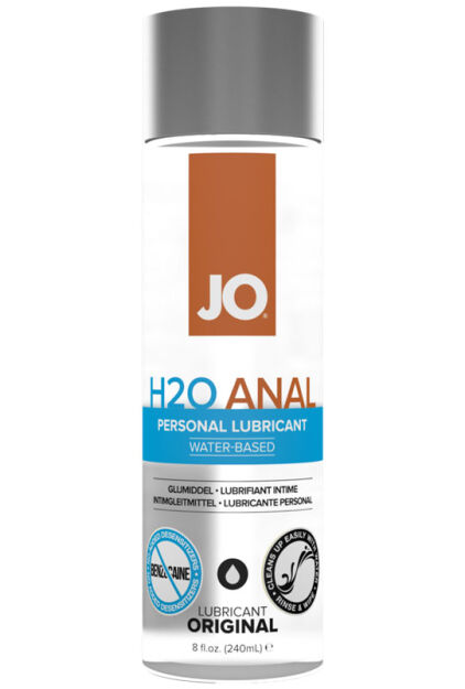 Analny Lubrykant Wodny Anal H2O Lubricant 240 Ml System JO