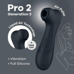 Stymulator łechtaczki Pro 2 Generation 3 with Liquid Air black Satisfyer - 6
