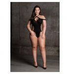 Body Leda Xiii With Crossed Neckline Black Osx Le Désir - 9