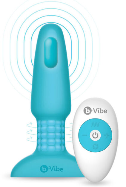 Korek analny Rimming Plug 2 Teal b-Vibe