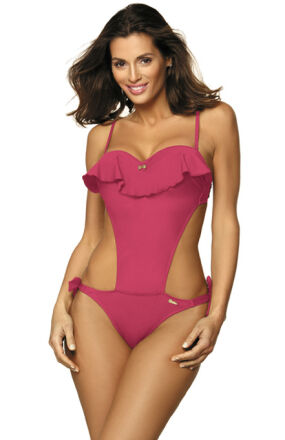 Carmen M-468 Rose Pink Kostium kąpielowy Zapinany