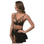 Spódniczka mini Twilight Tease Skirt Black M Guilty Pleasure - 4