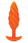 Korek analny Swirl Texture Plug Orange b-Vibe - 3