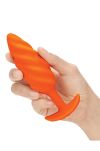 Korek analny Swirl Texture Plug Orange b-Vibe - 5
