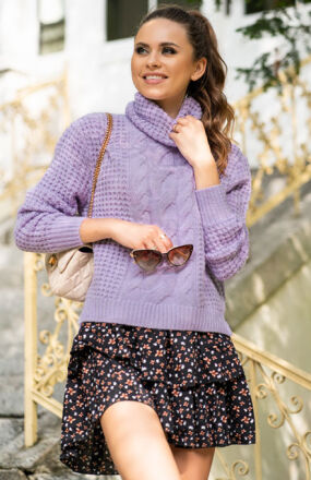 Sevenel Sweter Lilac