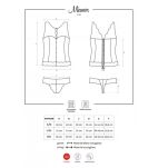 Miamor Gorset Bordowy L/Xl Obsessive - 7