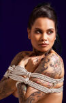 Konopna Lina Do Wiązania Hemp Rope 10 Meter 7 Mm Nude Taboom - 2