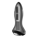 Wibrujący korek analny Vibrator Rotation Plug 1 Connect App Black - 2