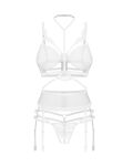 Komplet 3-częściowy Premisis White S/M Obsessive Premium - 6