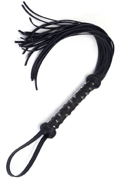 Liebe Seele pejcz Dark Secret Deluxe Cow Leather Heavy Flogger